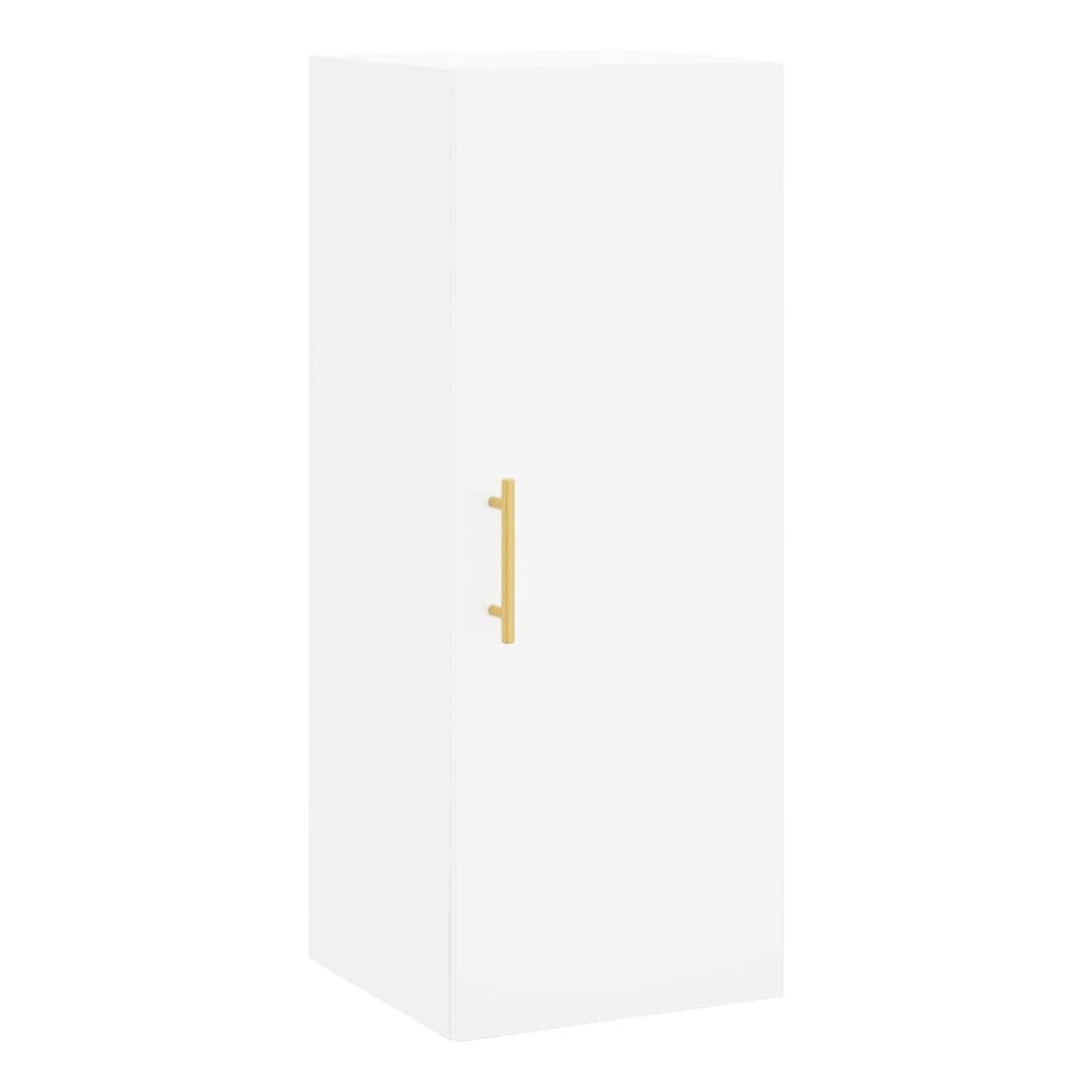 Visoki ormar, bijela, 34,5x34x180 cm, konstruirano drvo - 7