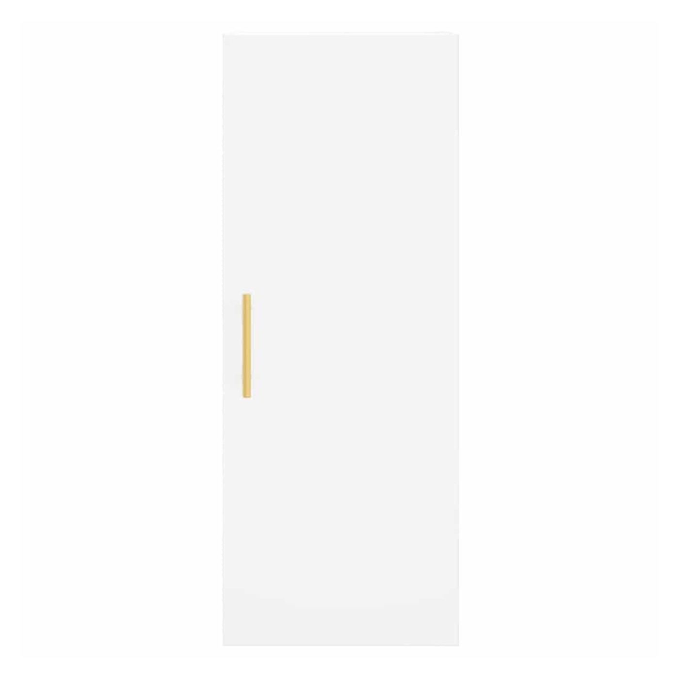 Visoki ormar, bijela, 34,5x34x180 cm, konstruirano drvo - 8