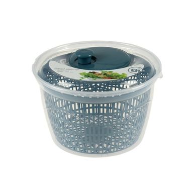 Strecurătoare pentru salată Almere, albastră, din plastic, 25 x 18 cm, capacitate 5 litri.