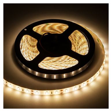 LED лента, 5m, 300x5630, Ip65, топло бяло