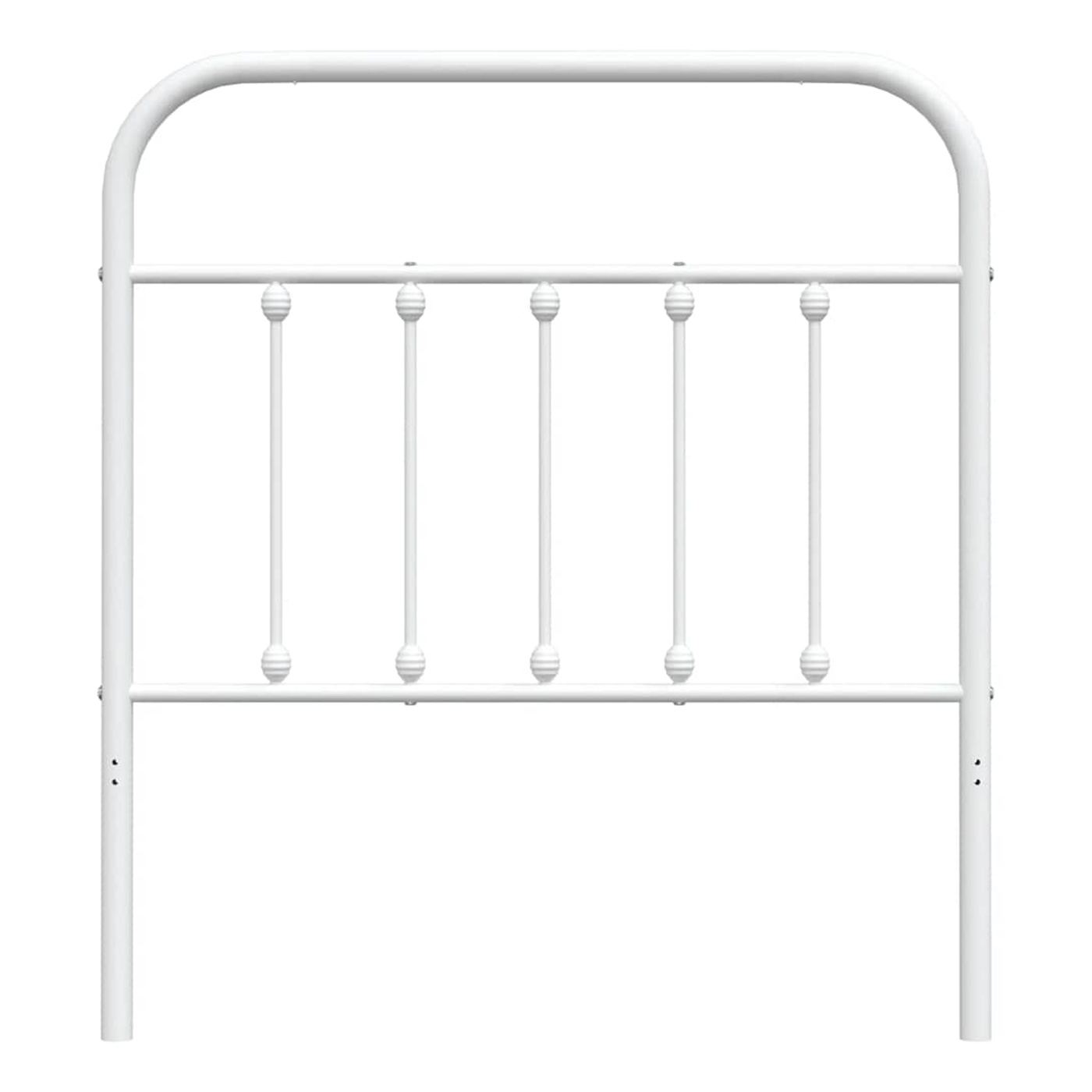 Metalna uzglavlja, bijela, 90 cm - 4