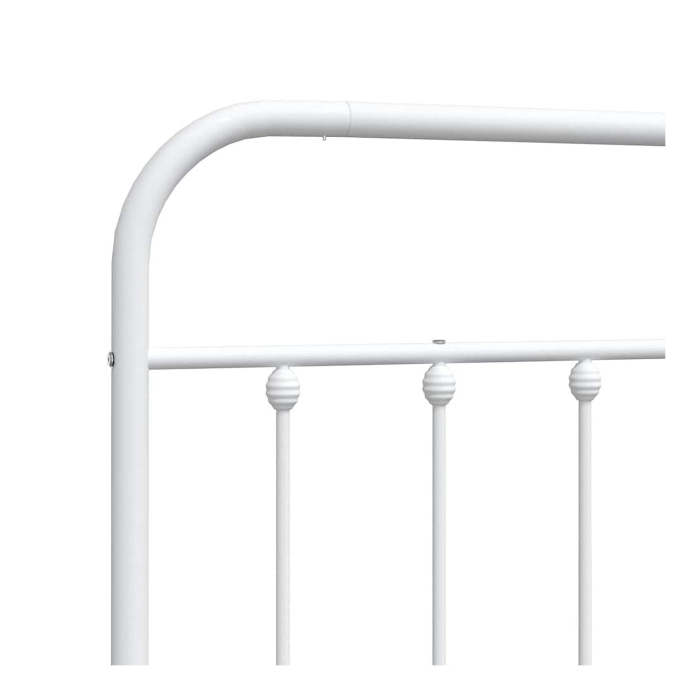 Metalna uzglavlja, bijela, 90 cm - 6