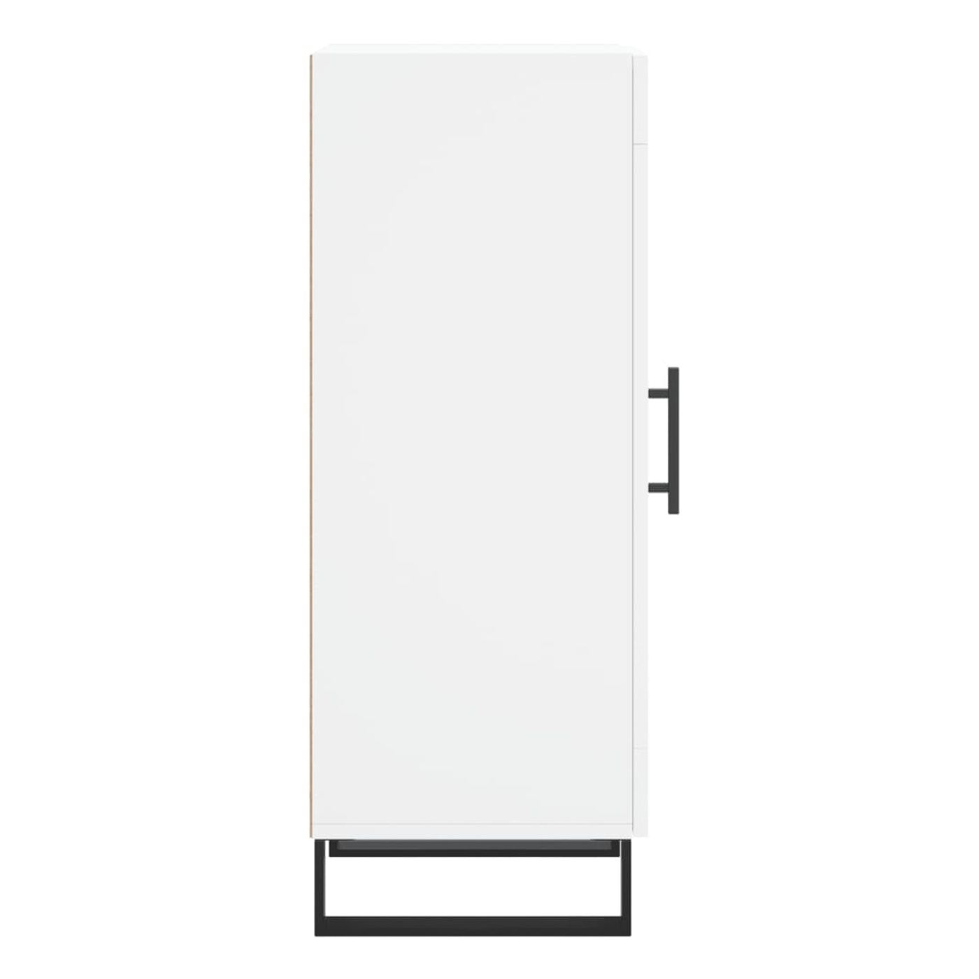 Ormarić, bijeli, 34,5x34x90 cm, kompozitno drvo - 7