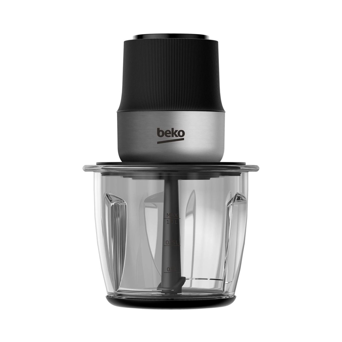 Mini tocator Beko CHG81442BX, 1l, 400W, 3800 rotatii/minut, 2 trepte, 2 ...