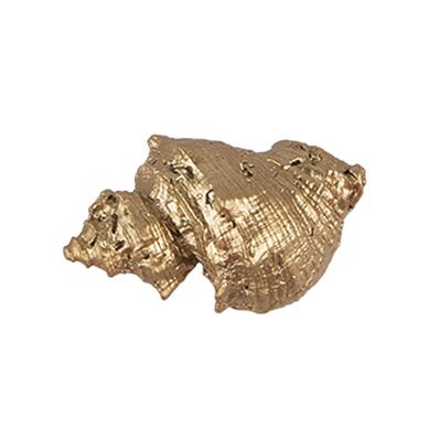 Gumb za pohištvo Shell Gold Polyresin 4x3x3 cm