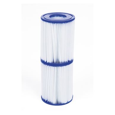 Set 2 filtre cilindric, pentru pompe de piscină cu debit între 2006 și 3028 L/H, tip II, Bestway, BES58094