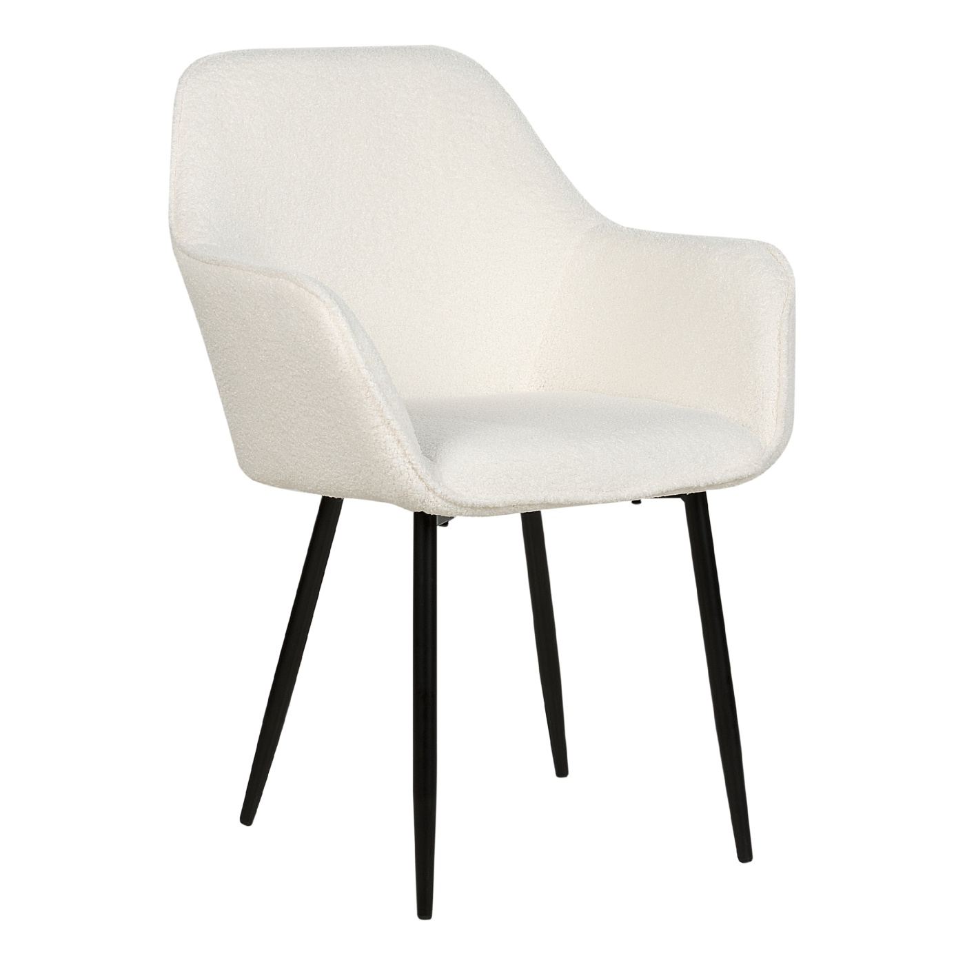 Étkezőszék kétdarabos szettben ALDEN II Buklé Fehér - 6