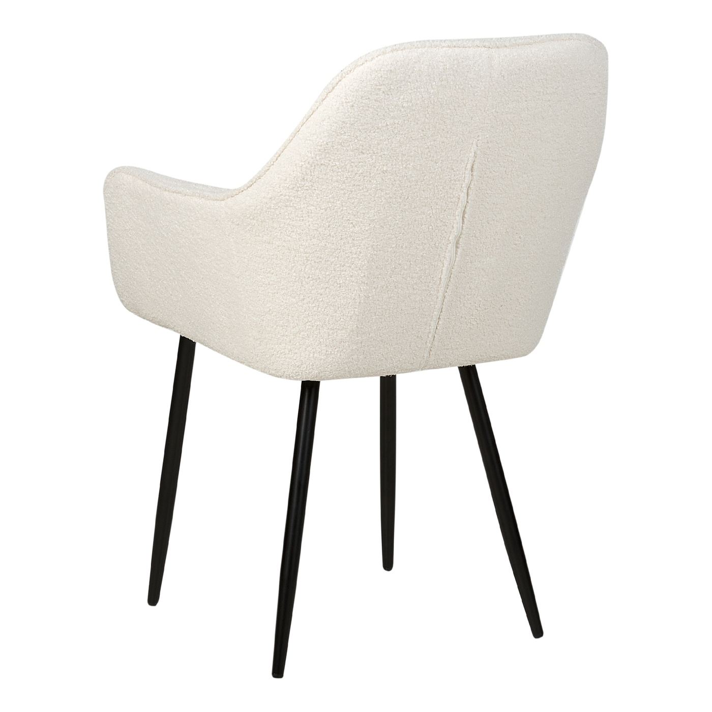 Étkezőszék kétdarabos szettben ALDEN II Buklé Fehér - 7