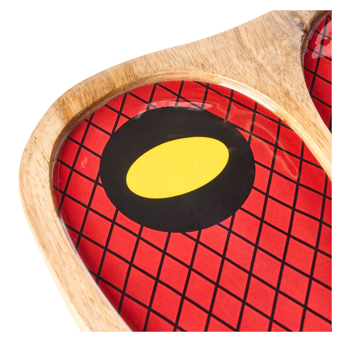 Fali Dekoráció Arc KATSINA Mangófa 22 cm Piros - 5