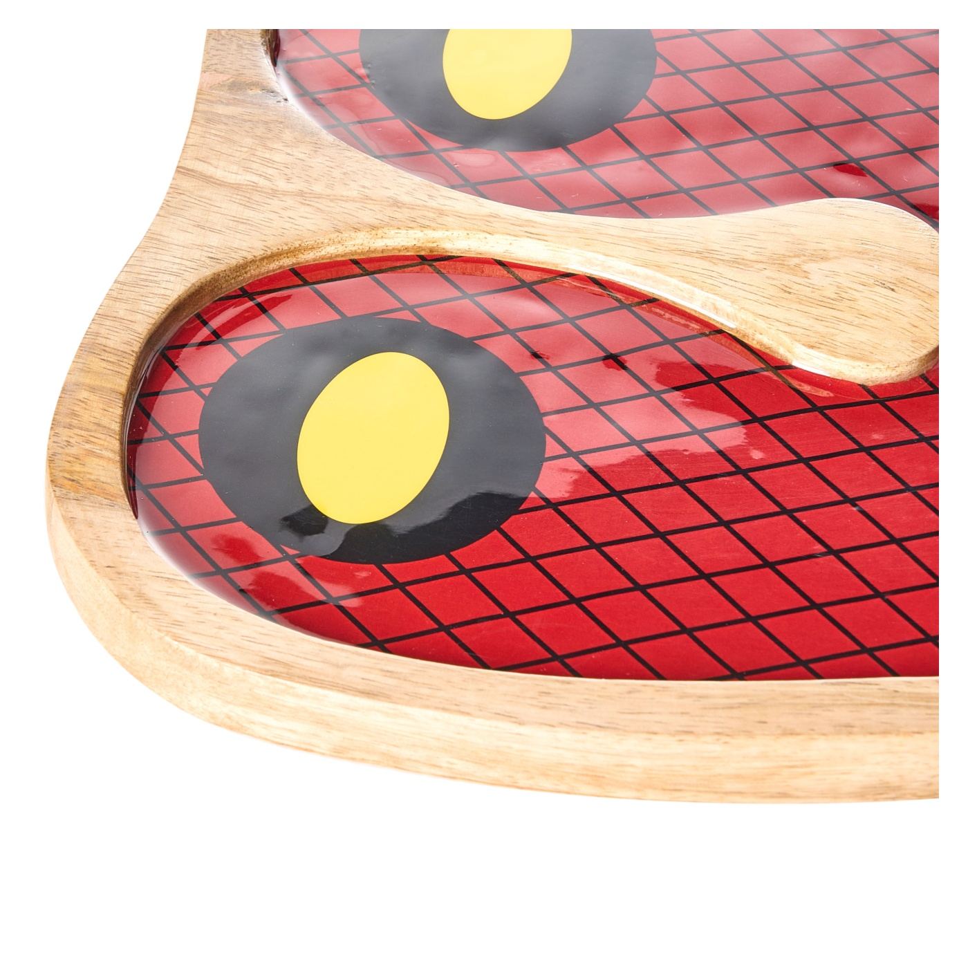 Fali Dekoráció Arc KATSINA Mangófa 22 cm Piros - 6