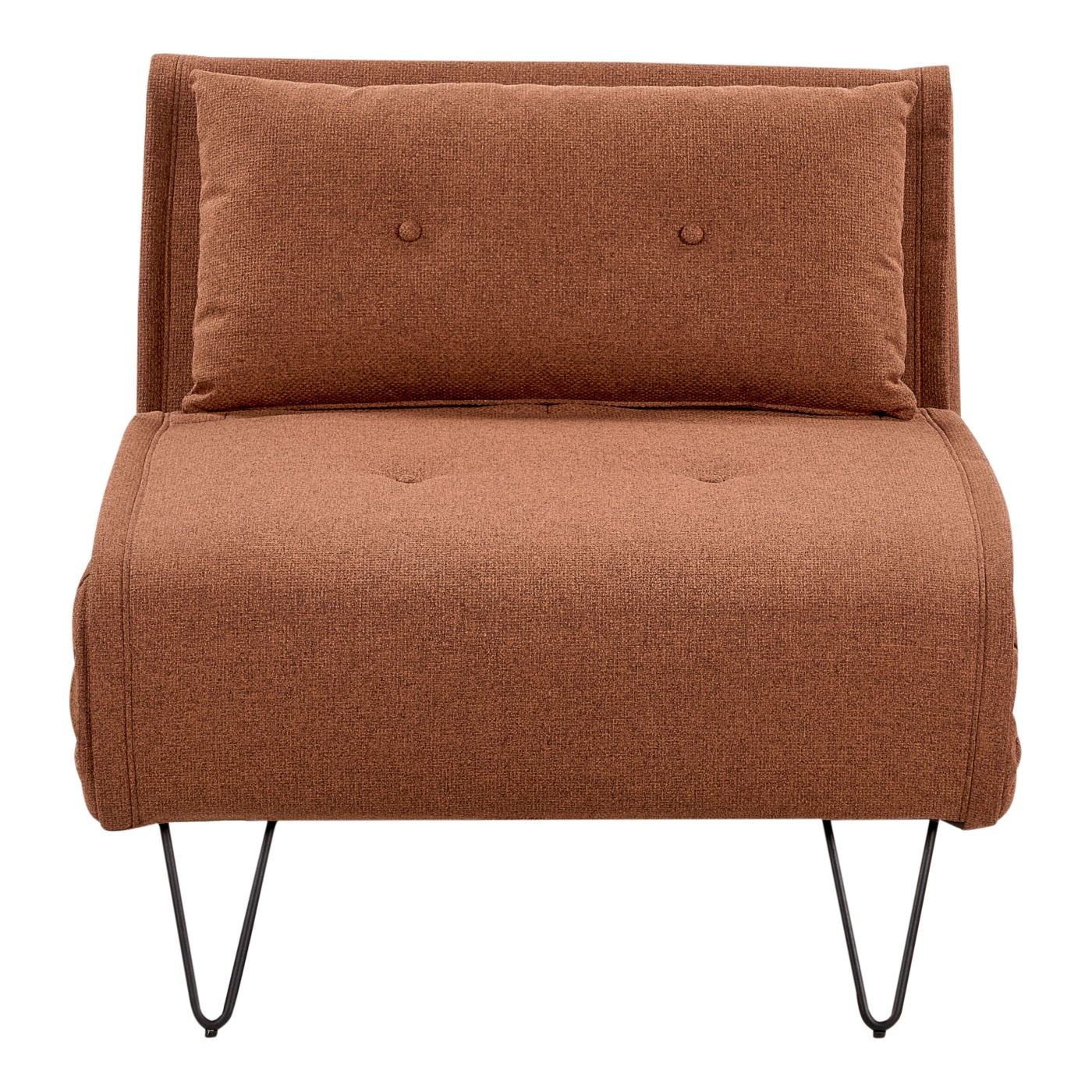 Egyszemélyes kanapéágy VESTFOLD Narancssárga - 2