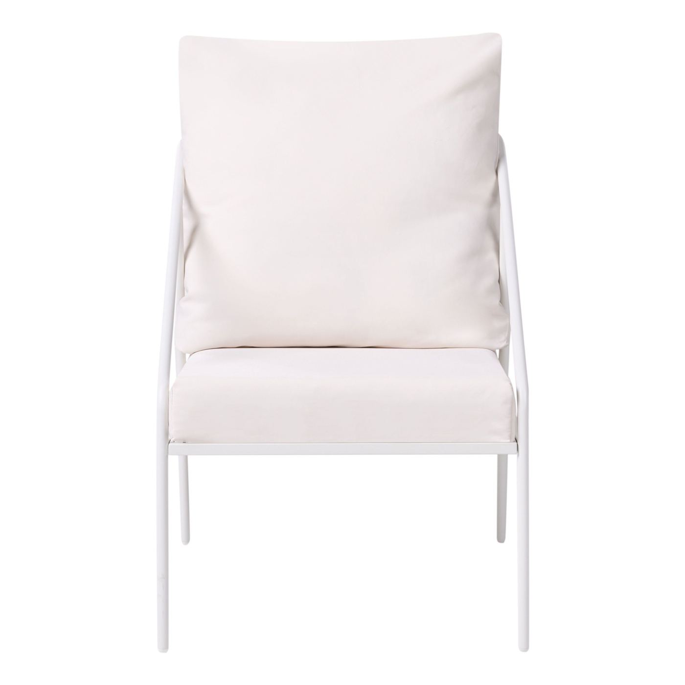 Kerti ülőgarnitúra asztallal 4 személyes USTICA Fém Fehér - 11