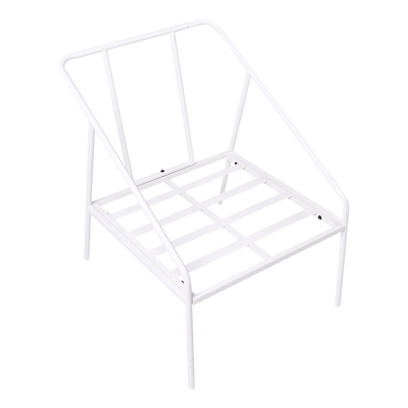 Kerti ülőgarnitúra asztallal 4 személyes USTICA Fém Fehér - 23