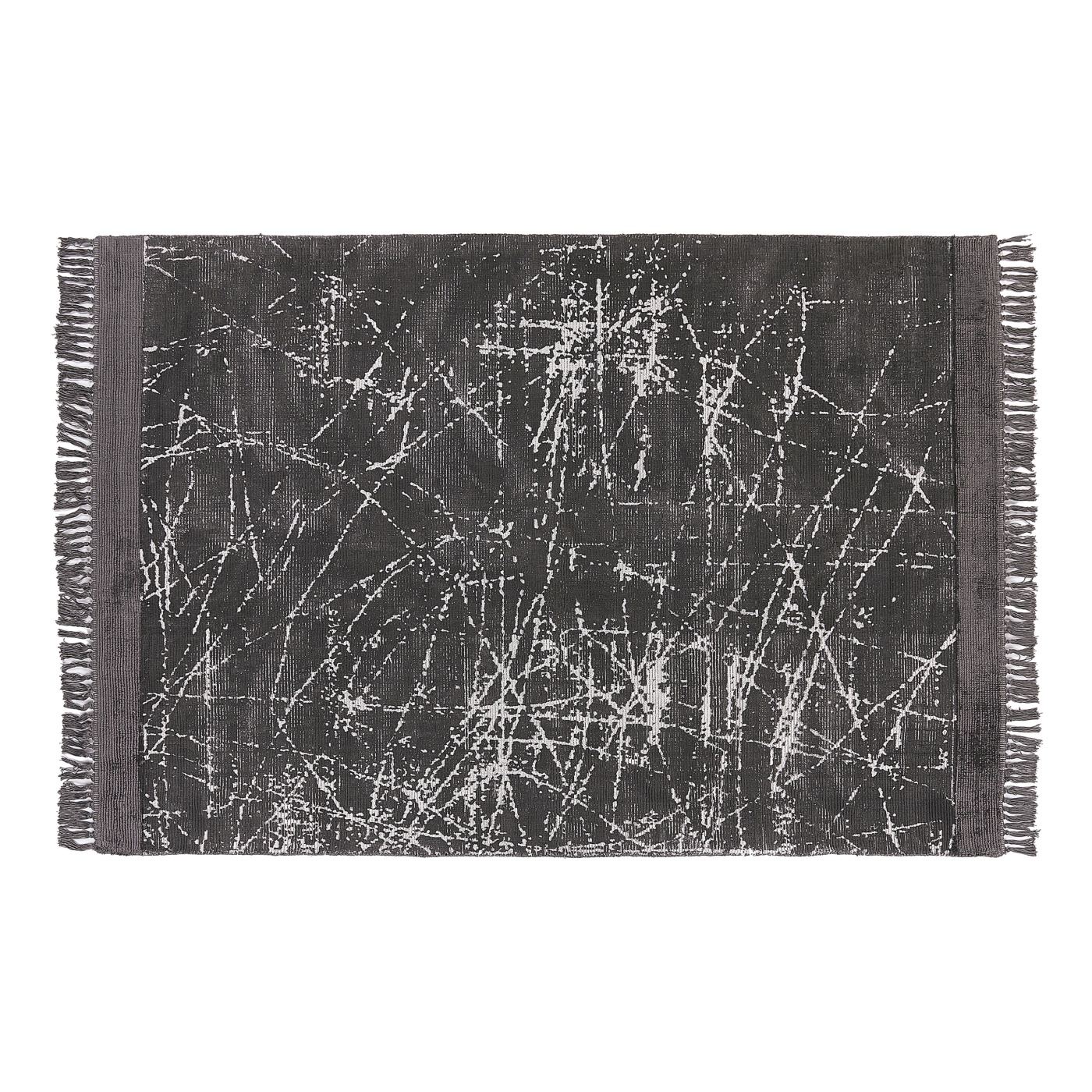 Szőnyeg HANLI Sötétszürke 160 x 230 cm Viszkóz - 2