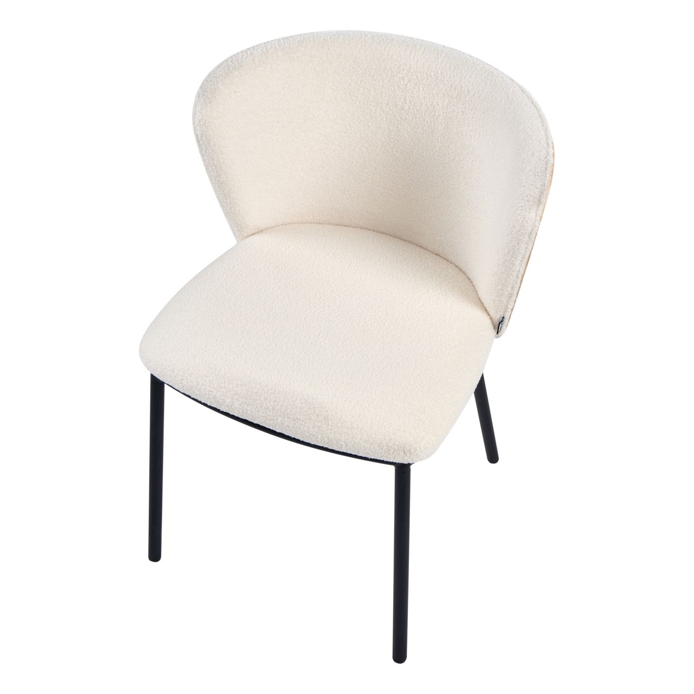 Étkezőszék kétdarabos szettben HOSKIN Buklé Törtfehér - 8