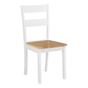 Étkezőszék kétdarabos szettben GEORGIA Keményfa Fehér thumbnail 4