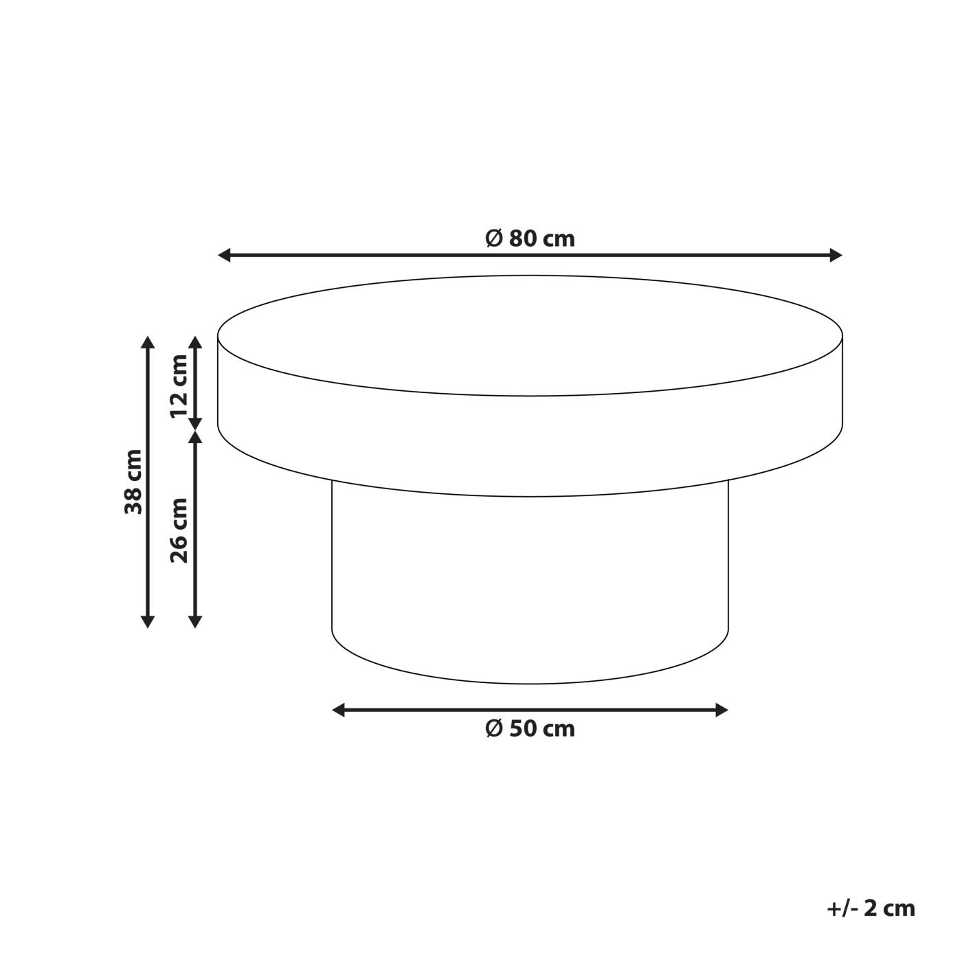 Dohányzóasztal SEUL Sötétbarna - 3