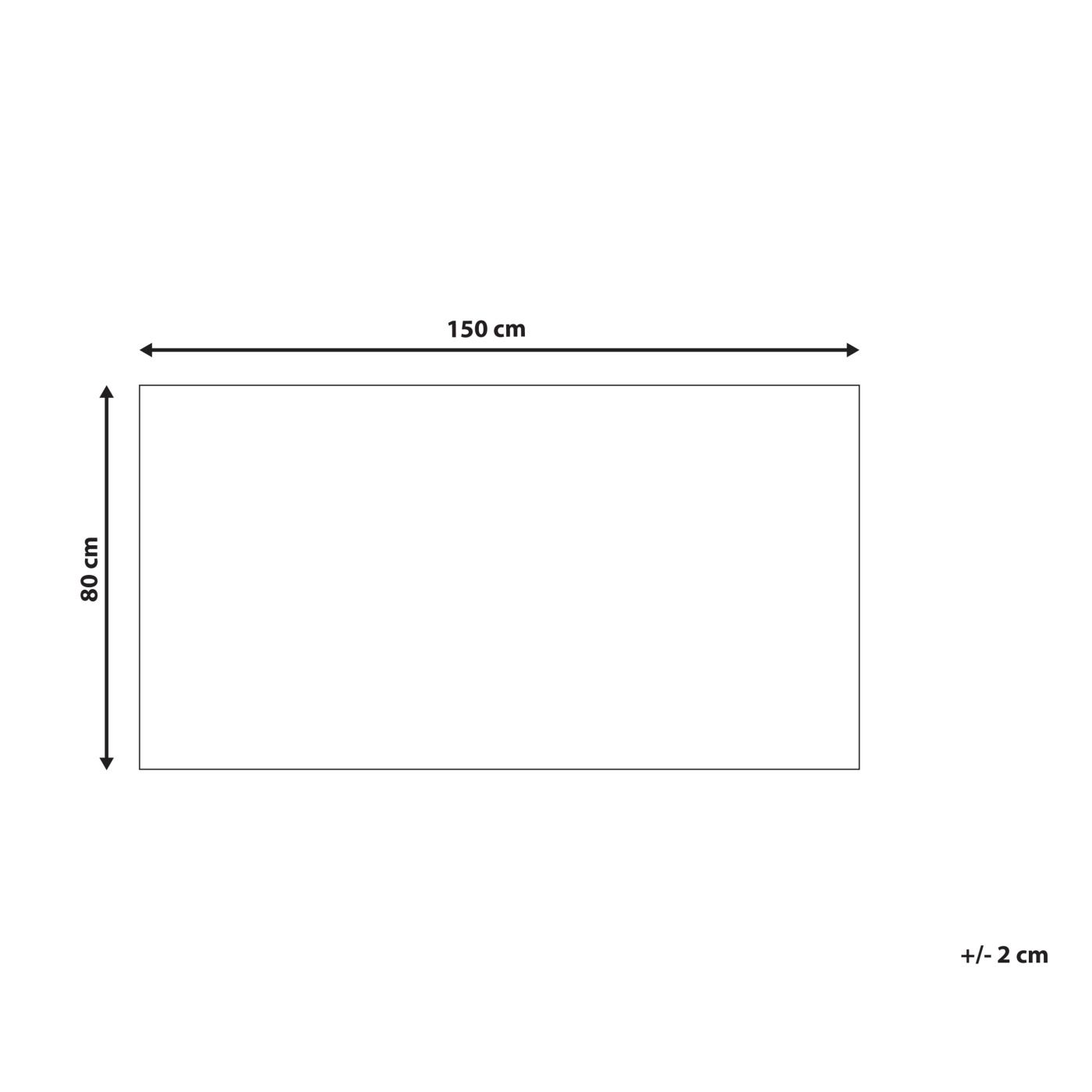 Szőnyeg GUWAHATI Bézs 80 x 150 cm Pamut - 3