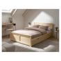 Ágy 2 fiókkal Fenyő DAUPHIN 140 x 200 cm Világosbarna thumbnail 1