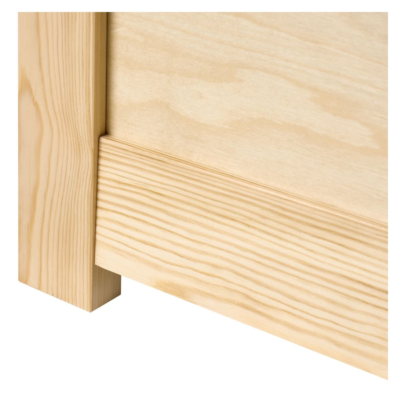 Ágy 2 fiókkal Fenyő DAUPHIN 140 x 200 cm Világosbarna - 9