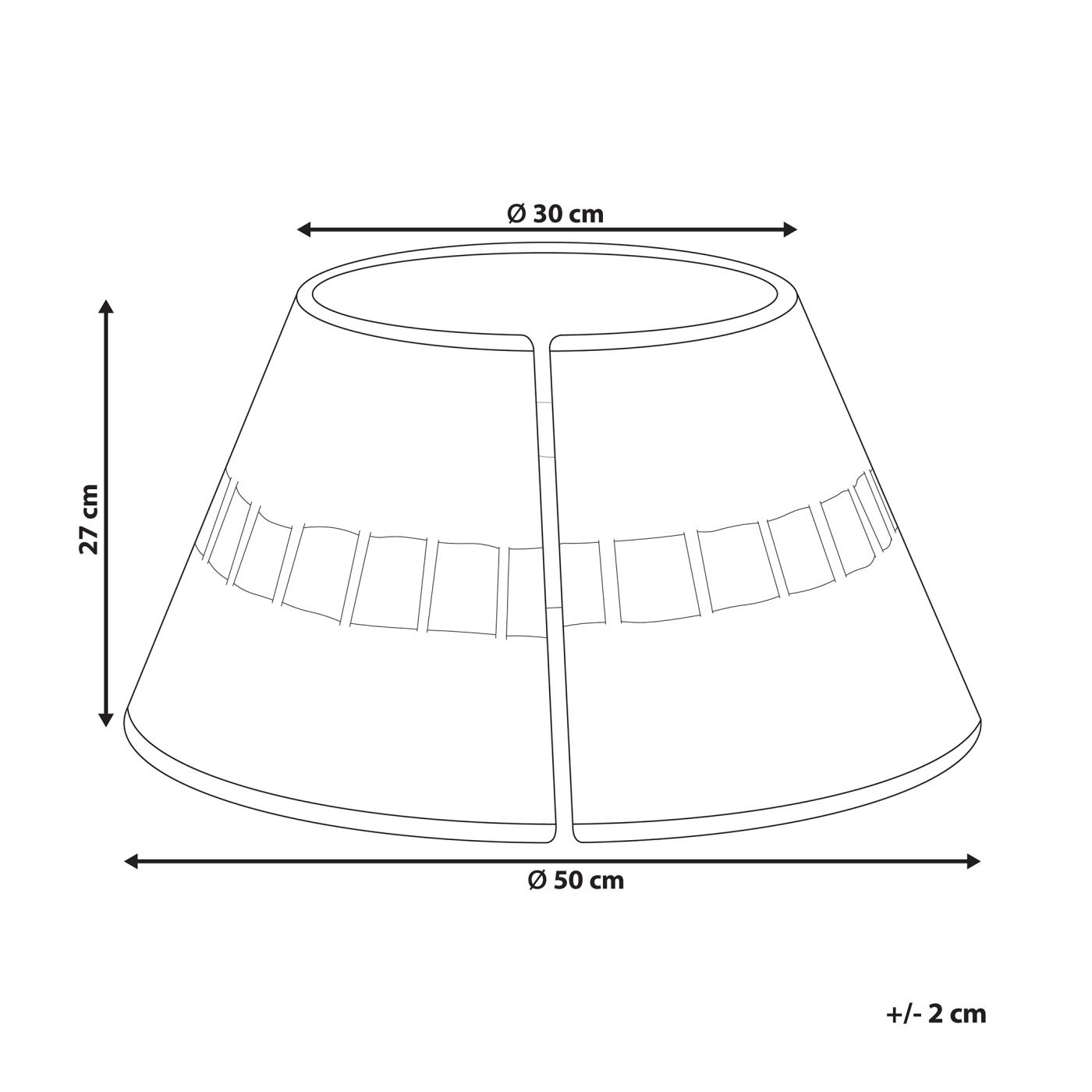 Karácsonyfa alátét MARCHE Tengerifű Természetes 50 cm - 5