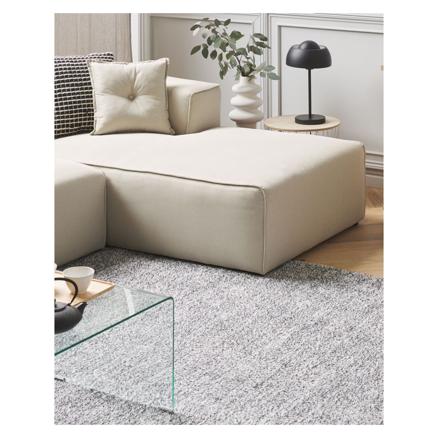 Shaggy szőnyeg DEMRE Szürke 140 x 200 cm - 1