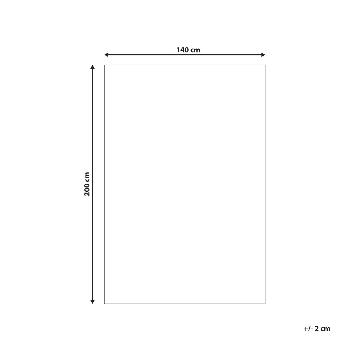 Shaggy szőnyeg DEMRE Szürke 140 x 200 cm - 3