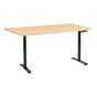 Manuálisan állítható asztal DESTINAS Fekete/világosbarna 160 cm 72 cm thumbnail 3