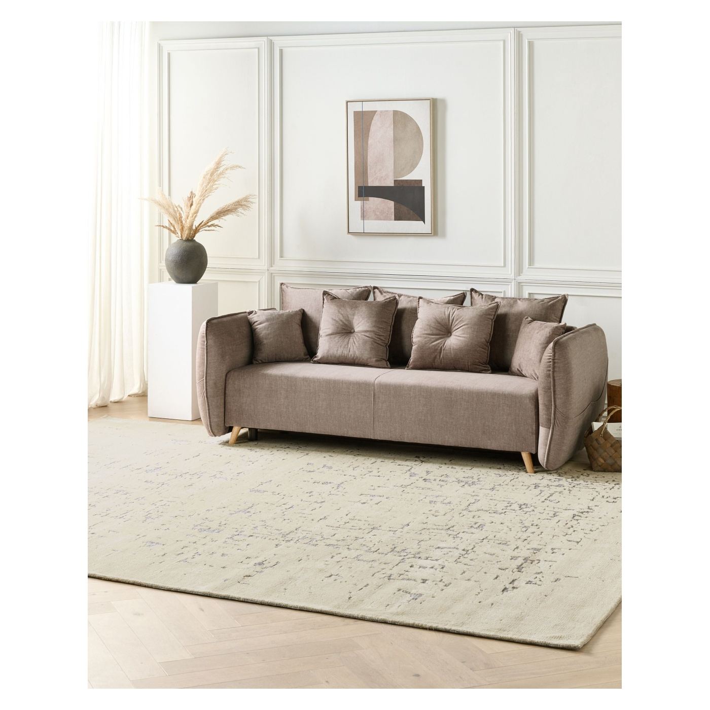 Szőnyeg NAKUS Világosbézs 300 x 400 cm - 1