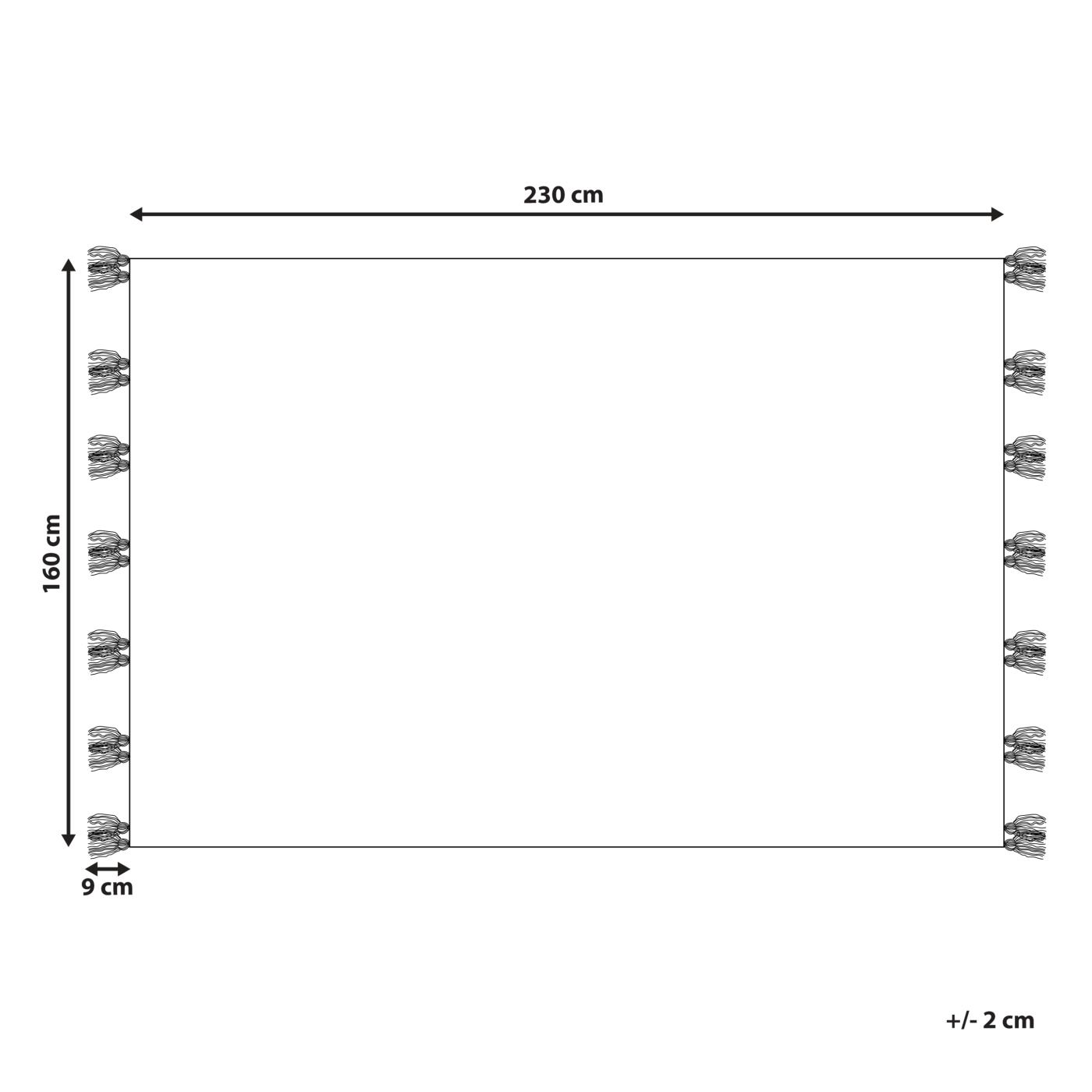 Szőnyeg ARATASHEN Szürke 160 x 230 cm Gyapjú Kilim - 3