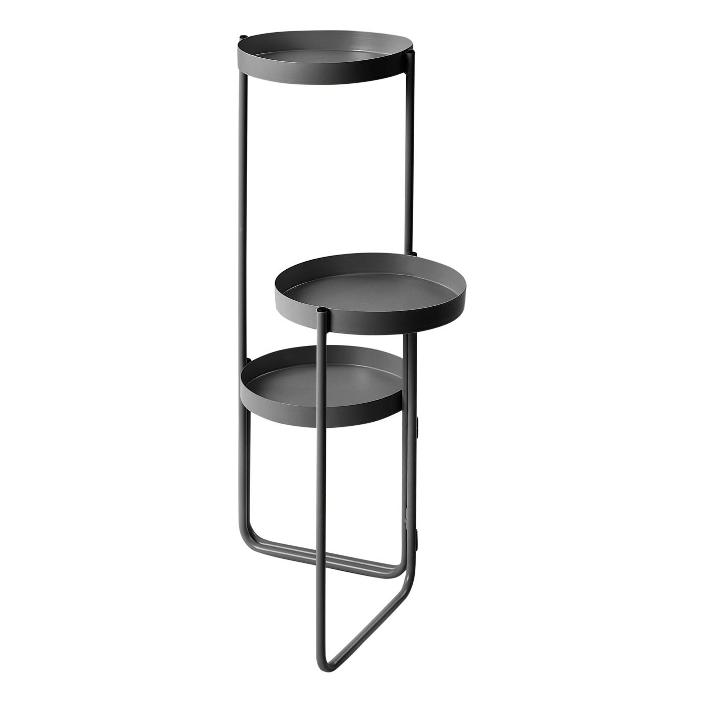Virágállvány FRAGARIA Fém 42 cm Fekete - 4