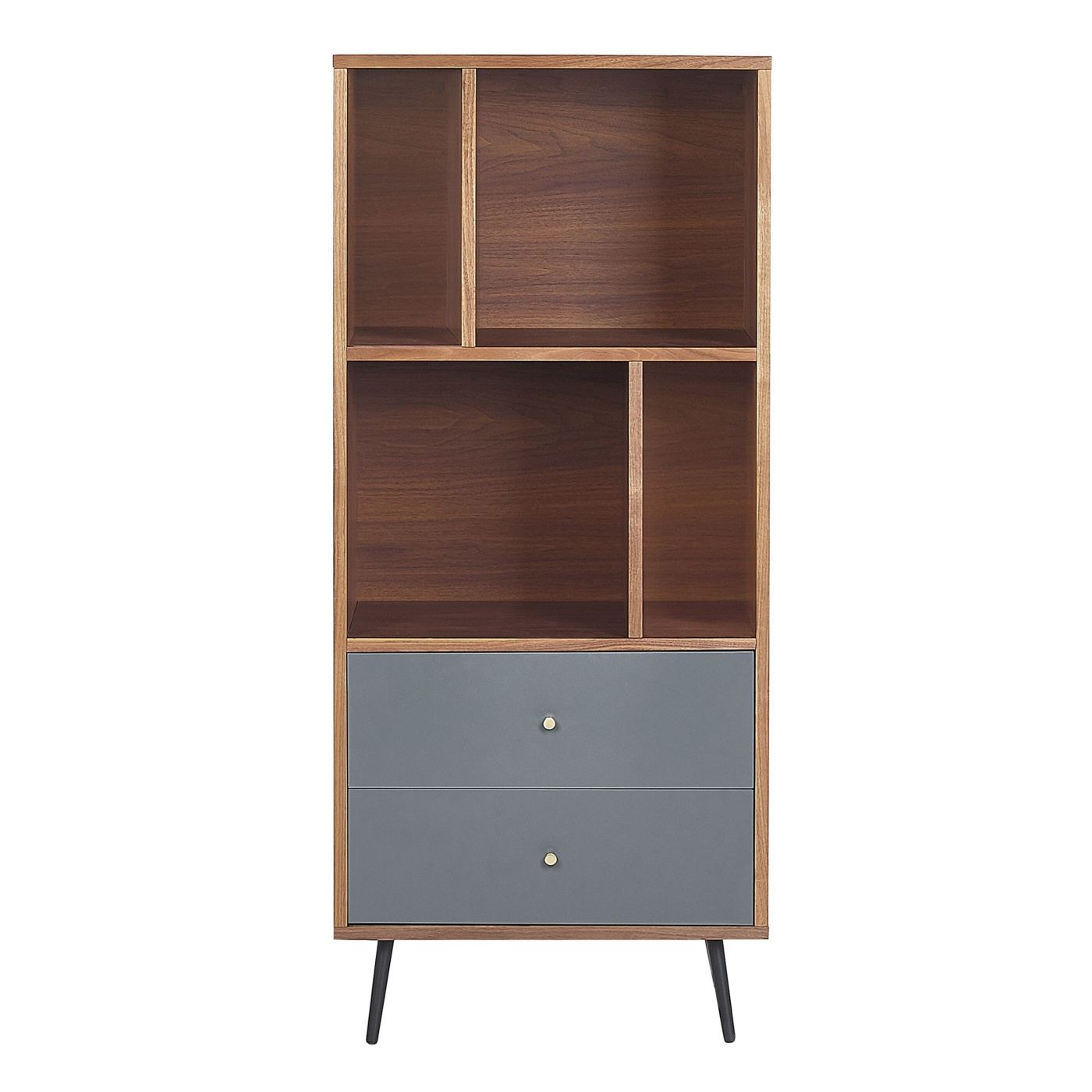 Polcrendszer RICHMOND 139 cm Sötét diófa - 4