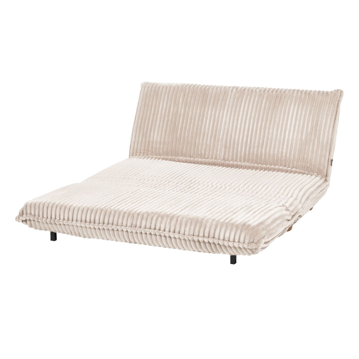 Kanapéágy 2 személyes ABISKO Kordbársony Törtfehér - 7