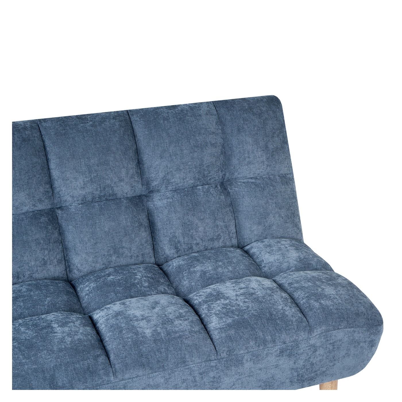 Kanapéágy 2 személyes RISOR Kék - 8