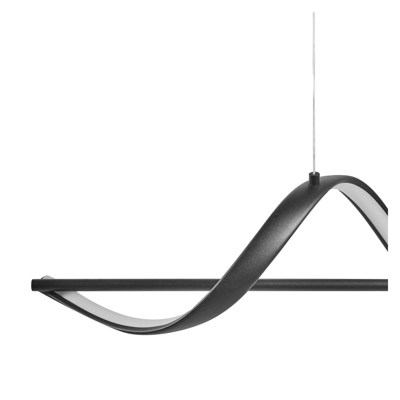 LED függőlámpa KHUTTI Távirányítóval Dimmer funkcióval Fém Fekete - 5