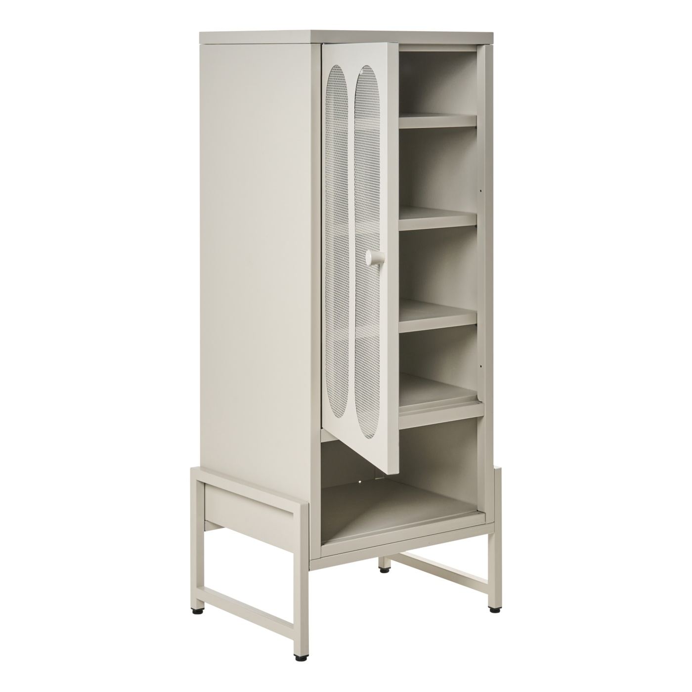 Tálalószekrény SOLETTA Fém Bézs - 4