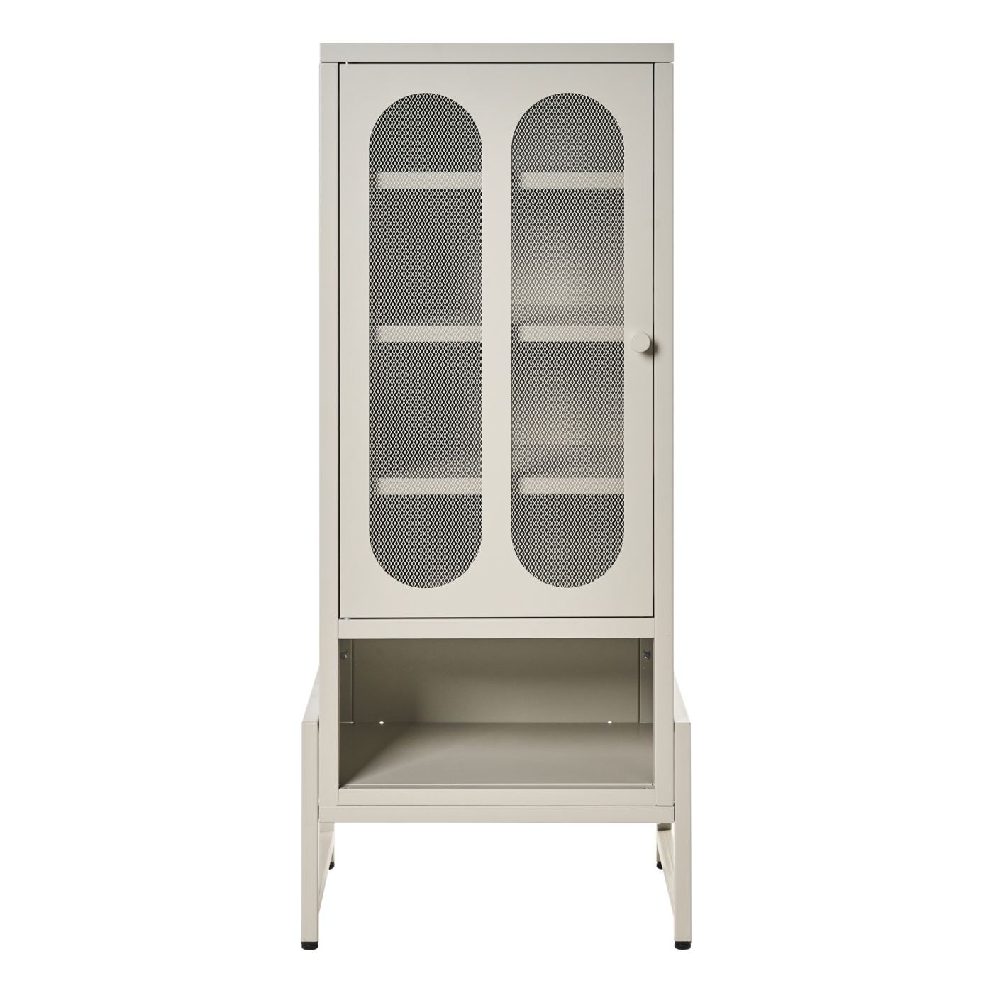 Tálalószekrény SOLETTA Fém Bézs - 5