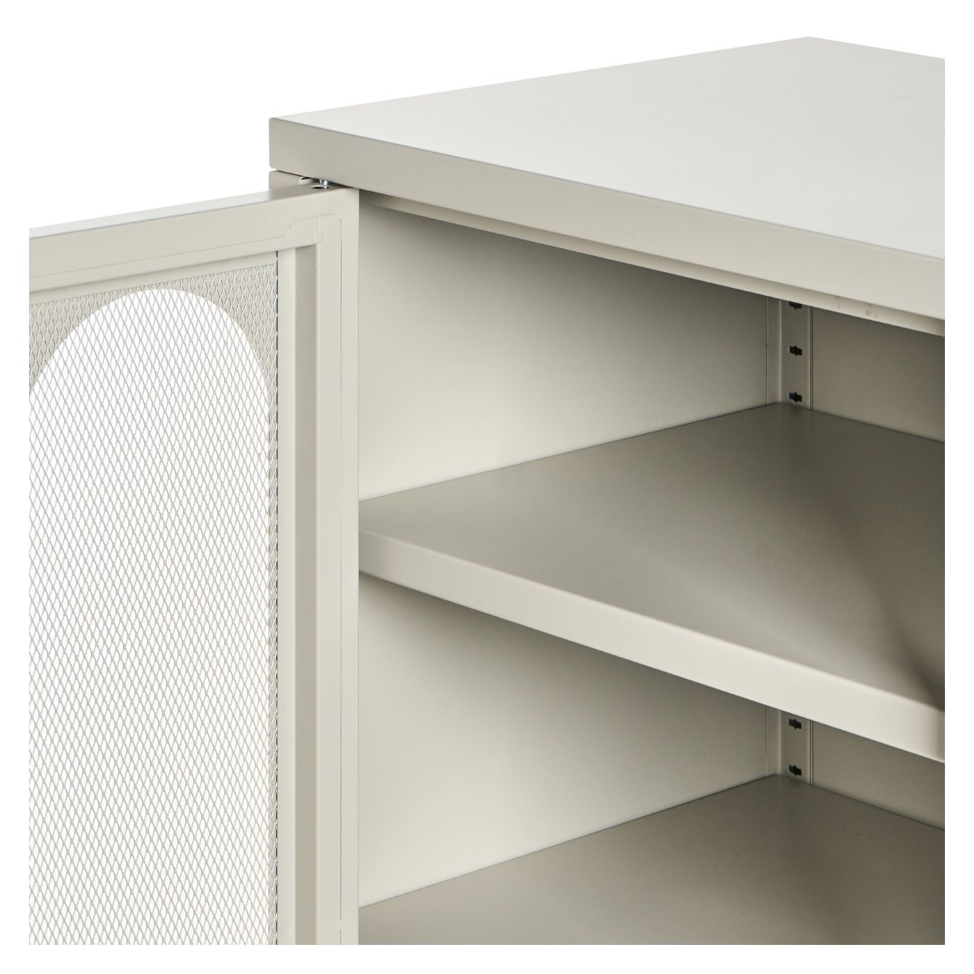 Tálalószekrény SOLETTA Fém Bézs - 7