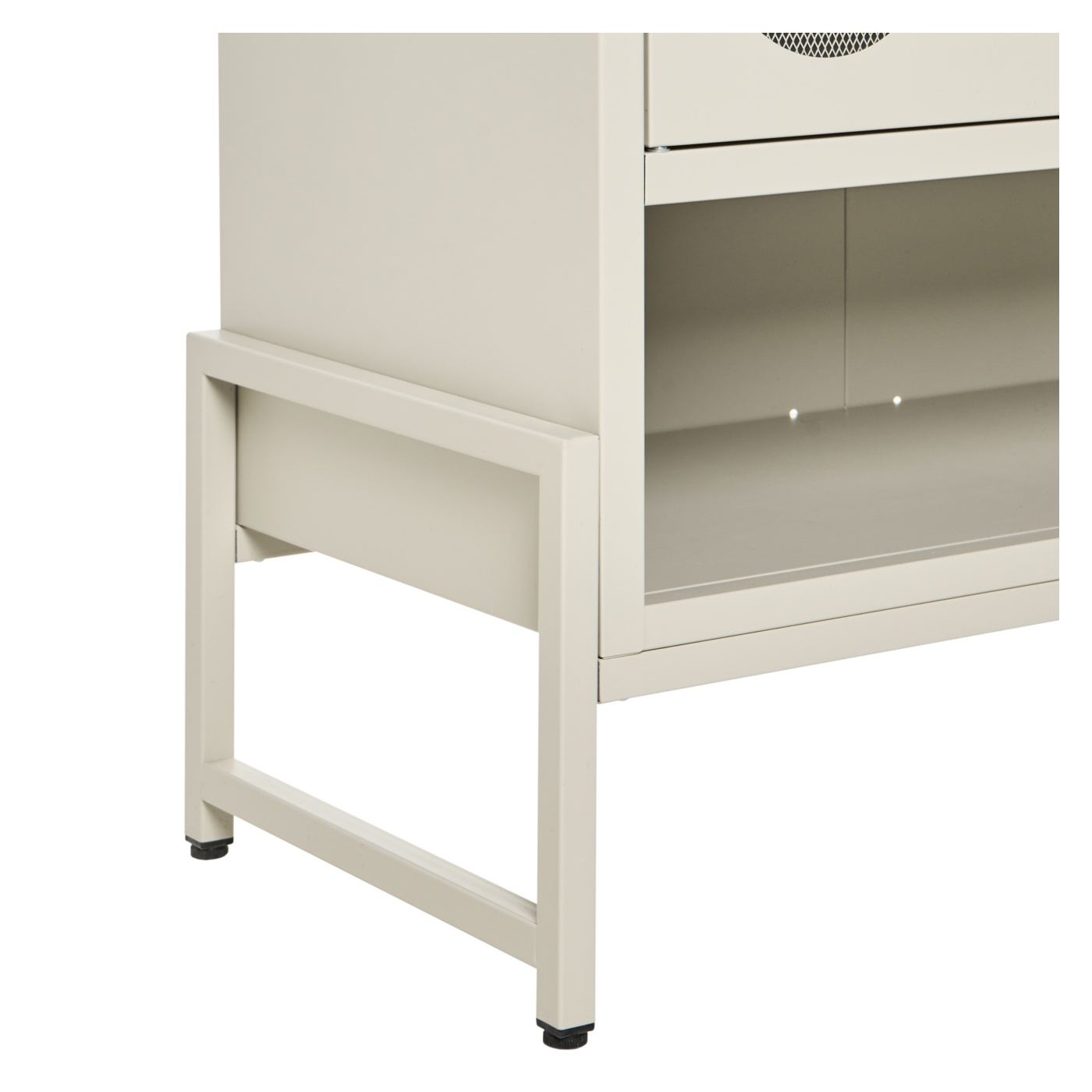 Tálalószekrény SOLETTA Fém Bézs - 8