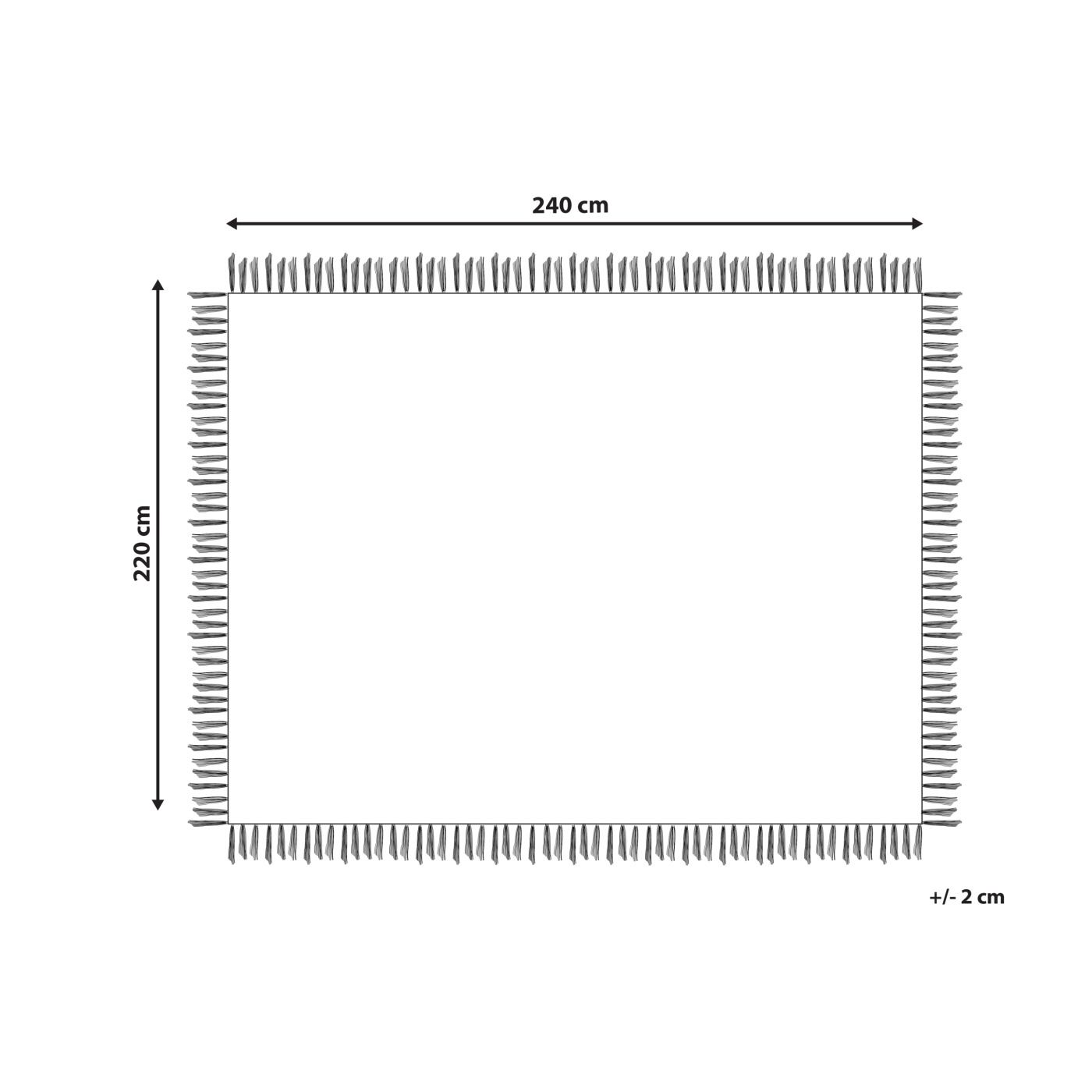 Ágytakaró YERBENT Pamut 220 x 240 cm Aranybarna - 3