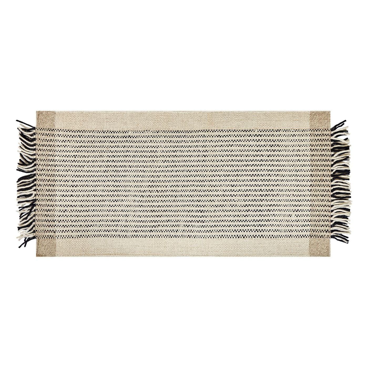 Szőnyeg DIVARLI Bézs 80 x 150 cm Gyapjú - 2