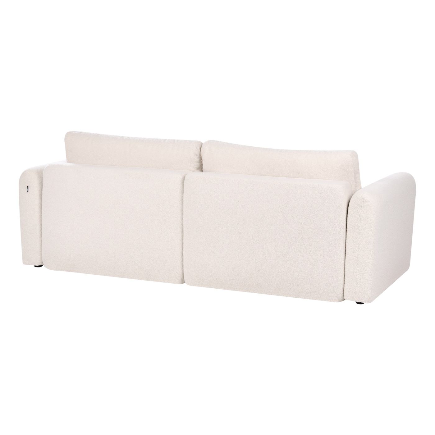 Kanapéágy 3 személyes VAXHOLM Buklé Világosbézs Ágyneműtartóval - 8