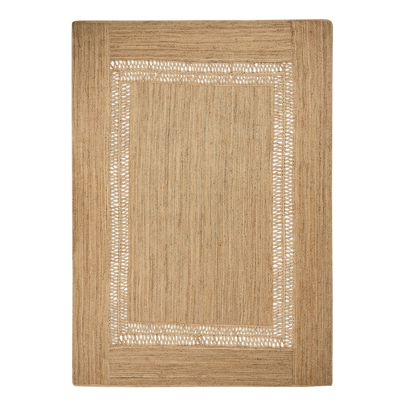 Szőnyeg YENIKOY Bézs 160 x 230 cm Juta zsákvászon - 4