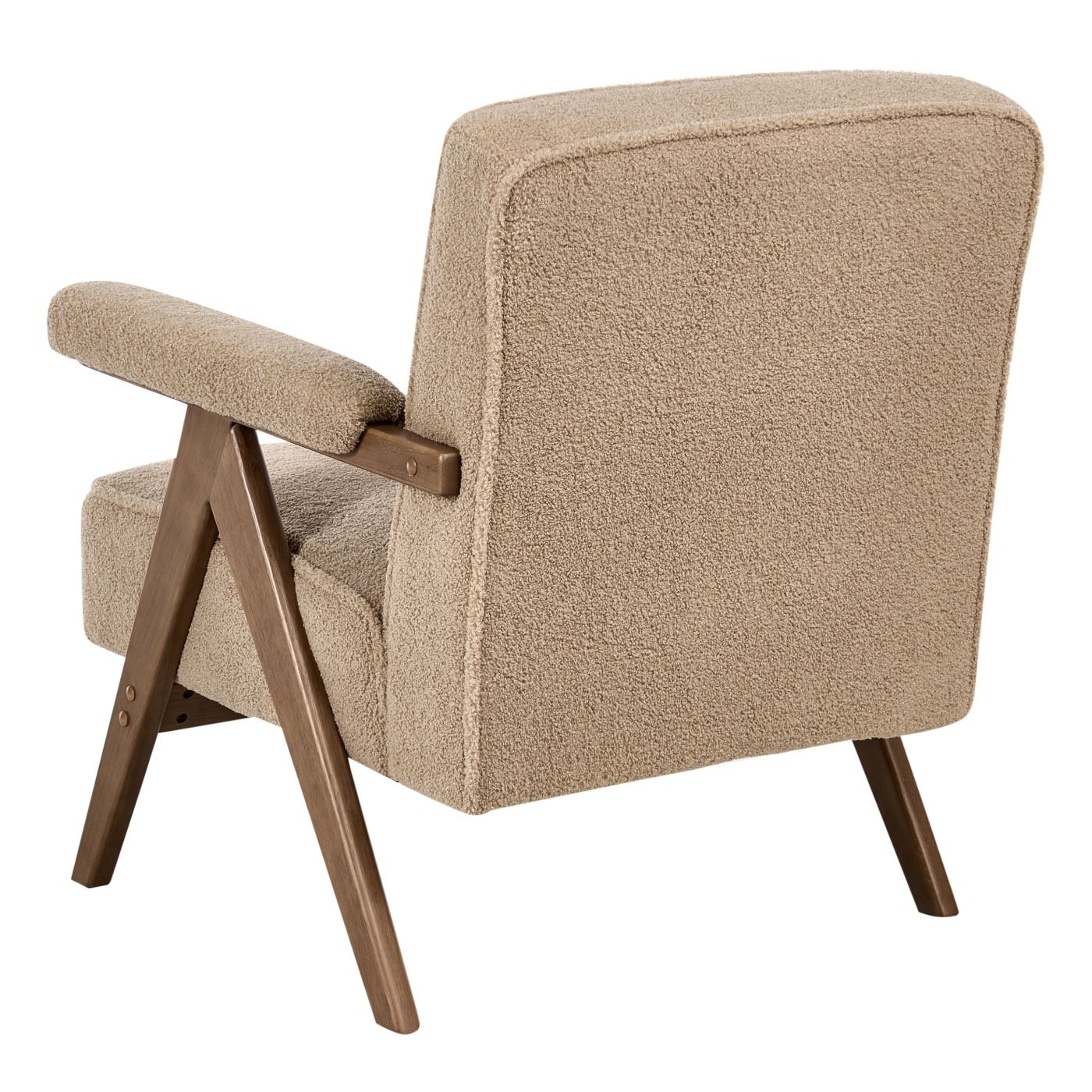 Fotel EVJE Buklé Homokbézs - 7