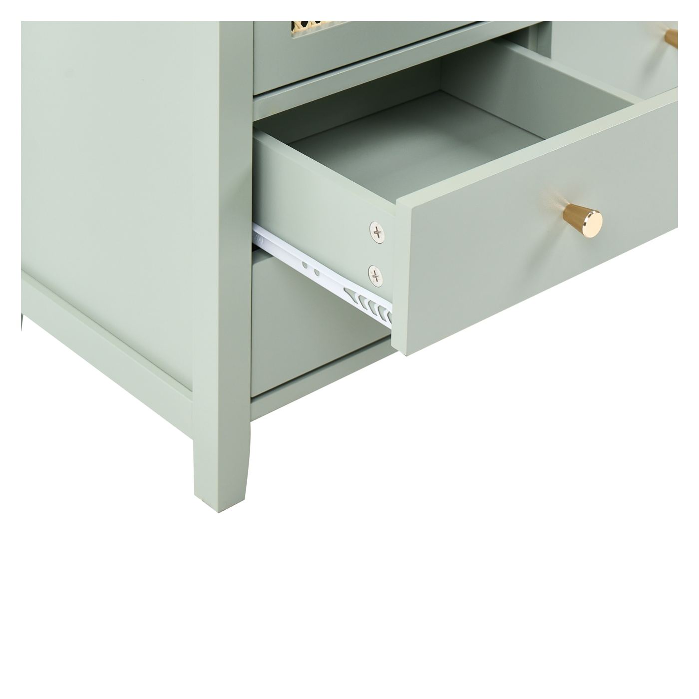 Cipőtároló szekrény BENDIGO Mentazöld - 7