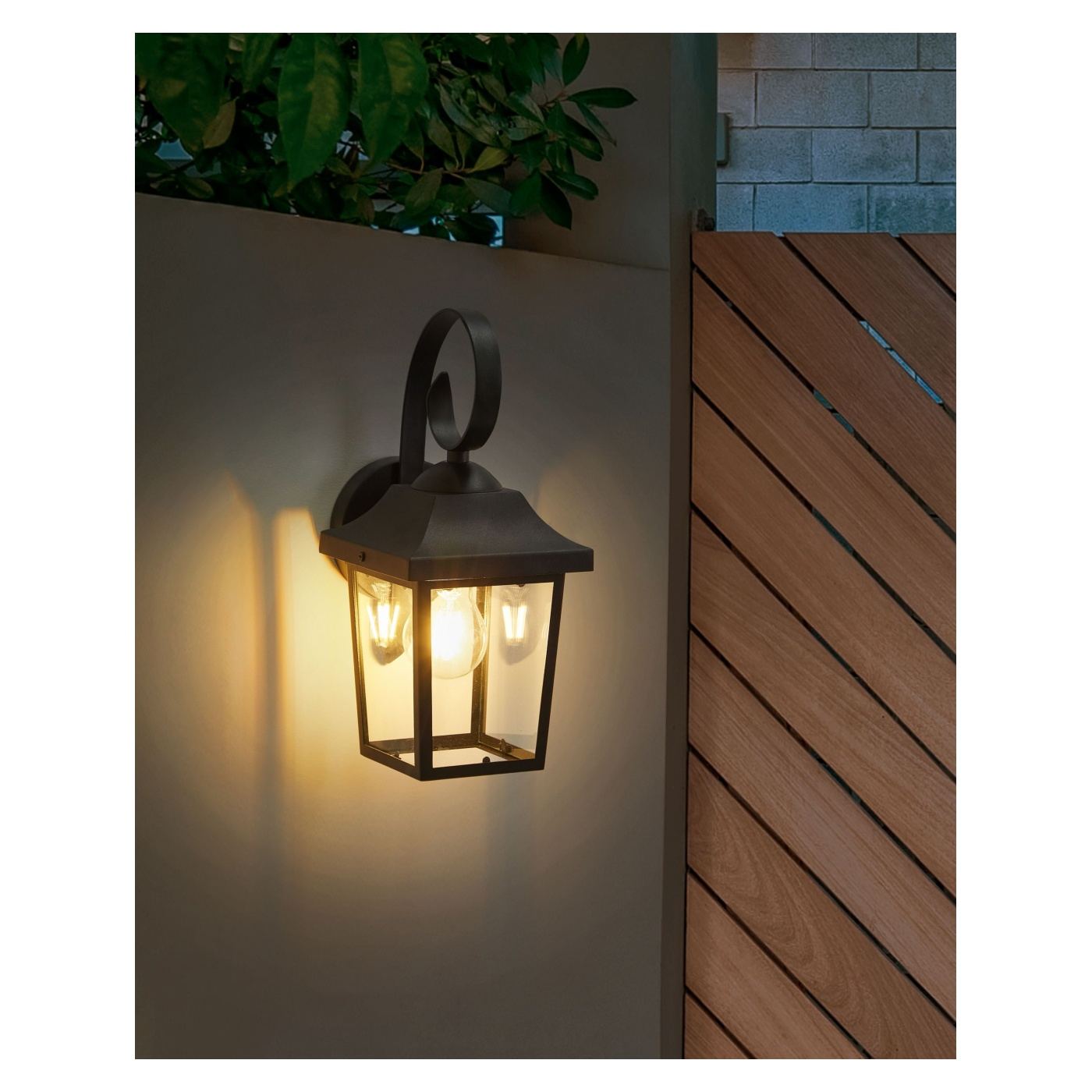 Kültéri falilámpa TANGON Fekete - 1