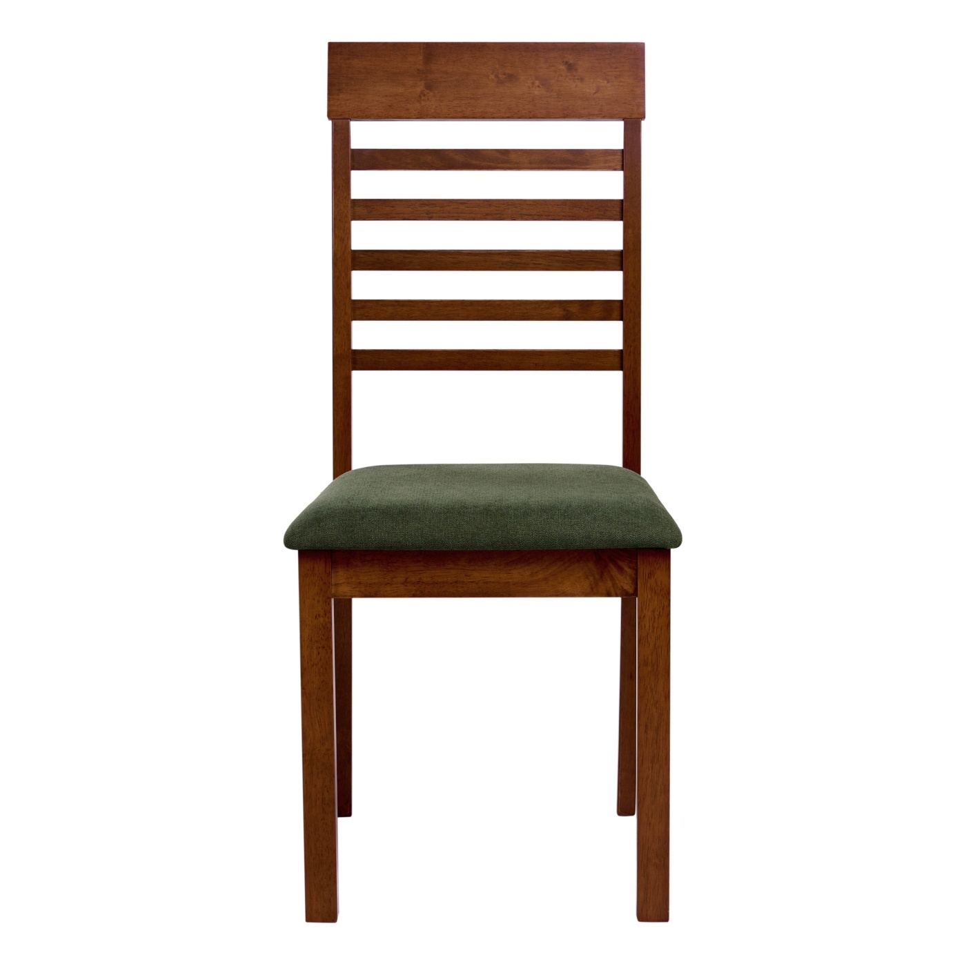 Étkezőszék kétdarabos szettben ORTLEY Keményfa Világosbarna/ Zöld - 5