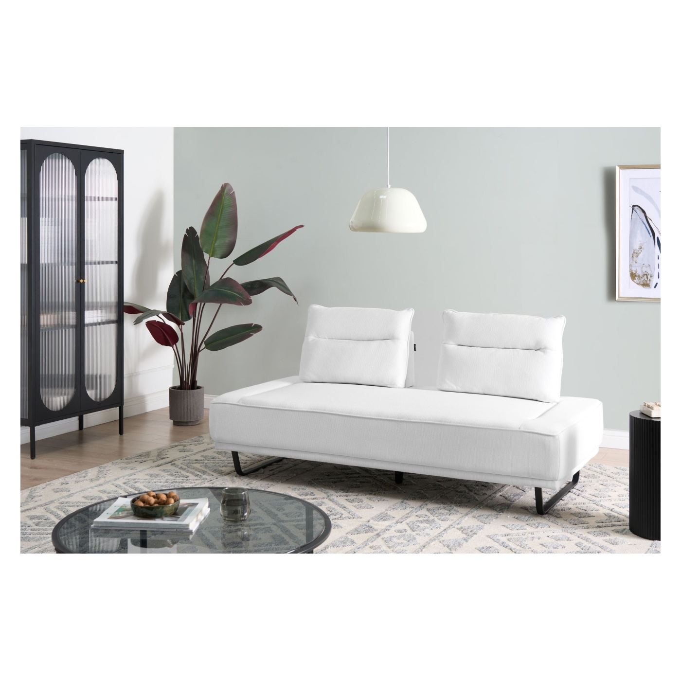 Kanapé 3 személyes FAXEN Fehér - 1