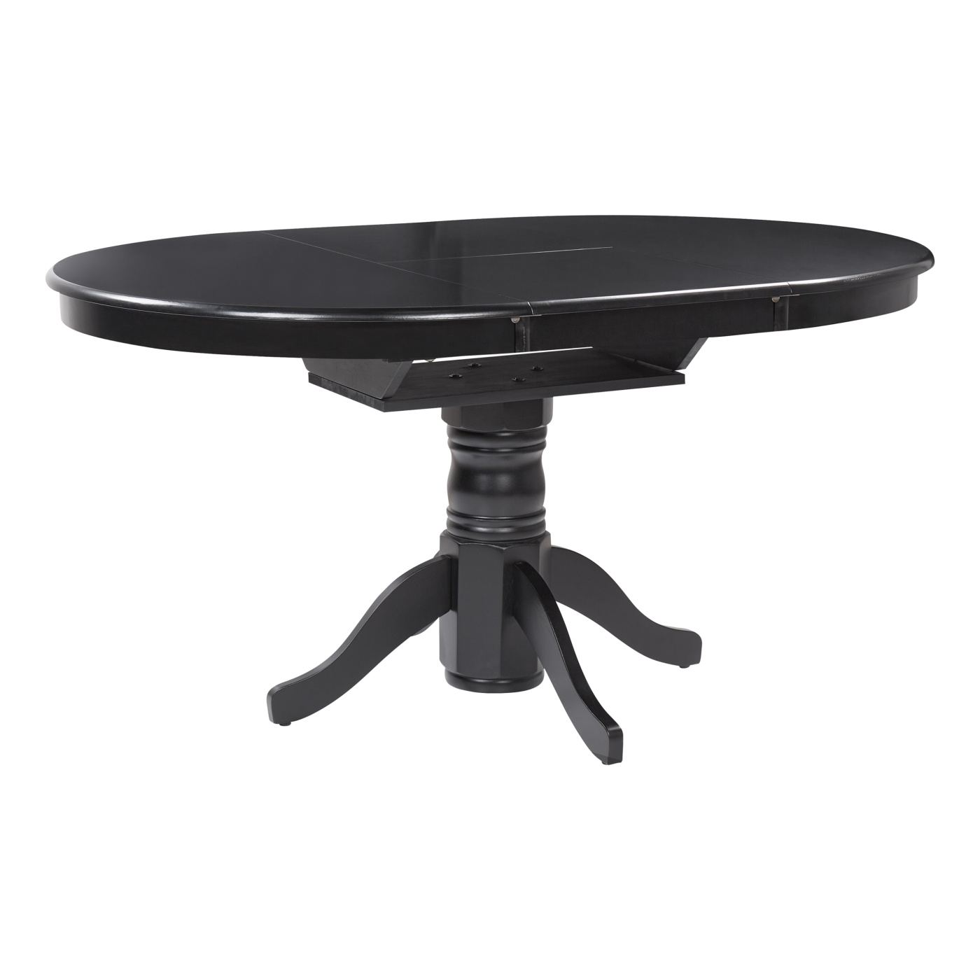 Kihúzható étkezőasztal AKRON Fekete 106 cm 106/150 cm - 2