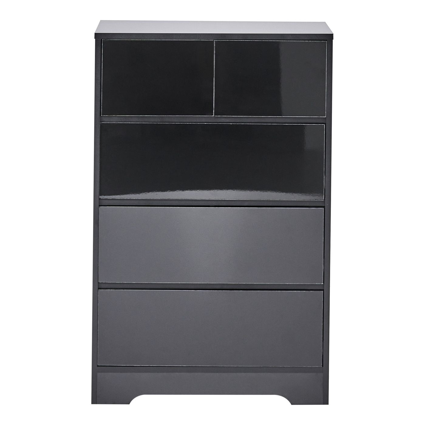 Ötfiókos komód ALBERTA Fekete - 5